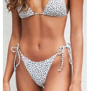 LA Hearts Leopard Playa Triangle Bikini